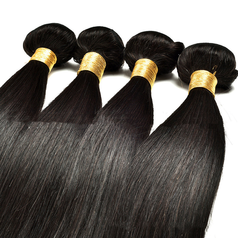 Extension de cheveux humains vrais droits
