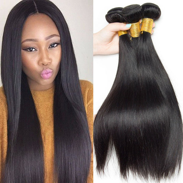 Extension de cheveux humains vrais droits