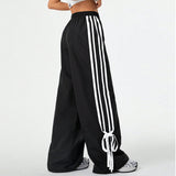 Pantalon taille haute à jambes larges Femmes Printemps Été Nouveau Style