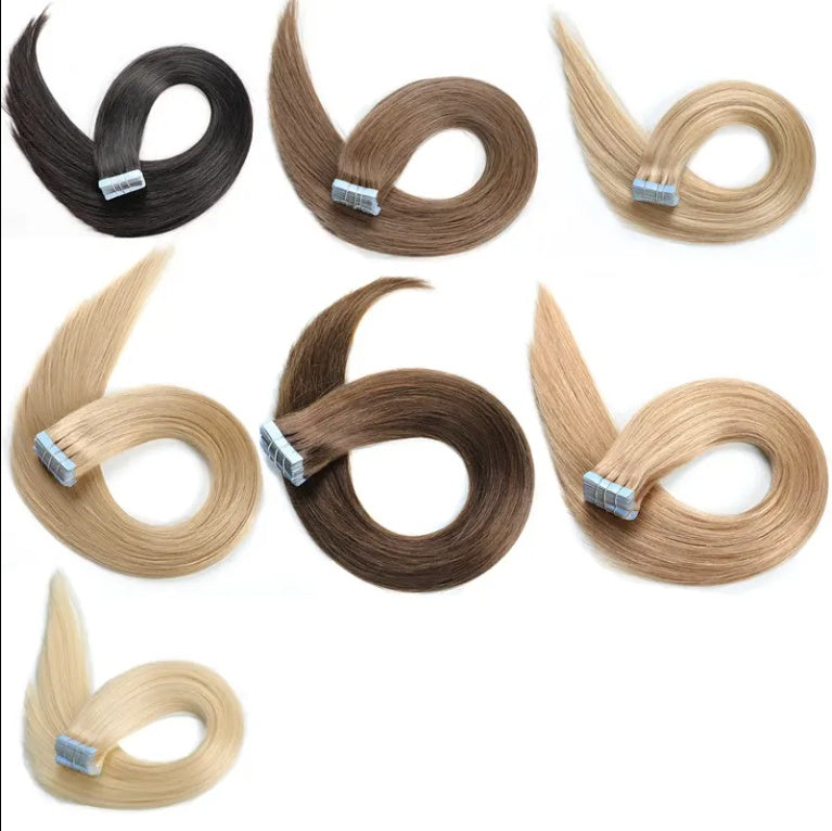 18P613 Bande Ins Extension Cheveux Croissance 50g Russe Vierg
