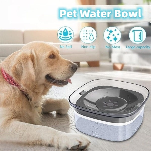 Bol d’eau pour chien de 70 oz Bol pour chien anti-éclaboussures