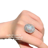 Cube Sucre Gem Véritable Chanvre Gris Perle Boucles d’Oreilles Abalone Fritillary