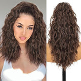 Perruque pour femmes bouclée ondulée extension de cheveux de