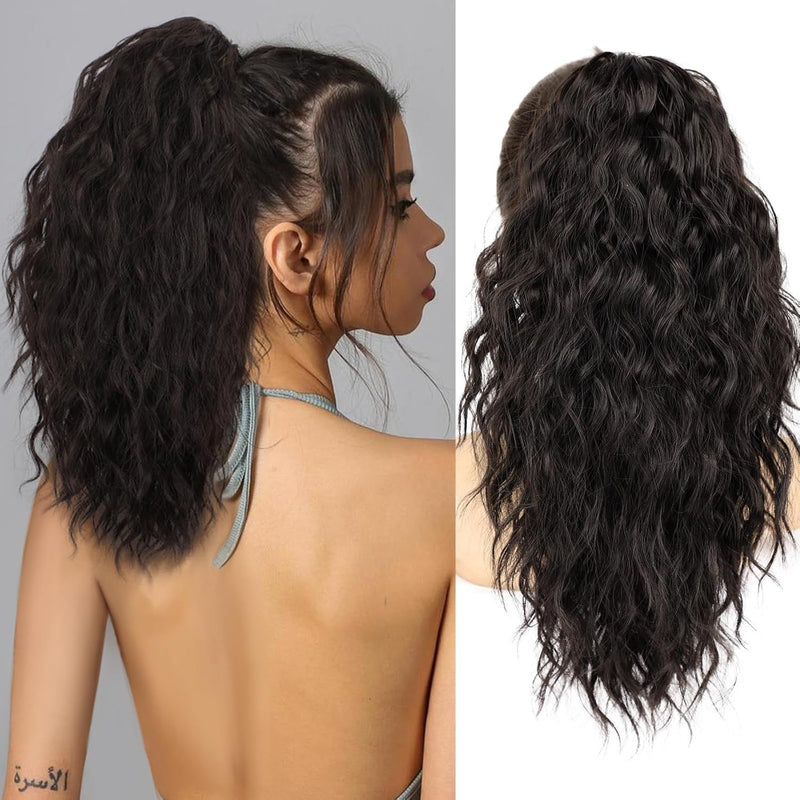 Perruque pour femmes bouclée ondulée extension de cheveux de