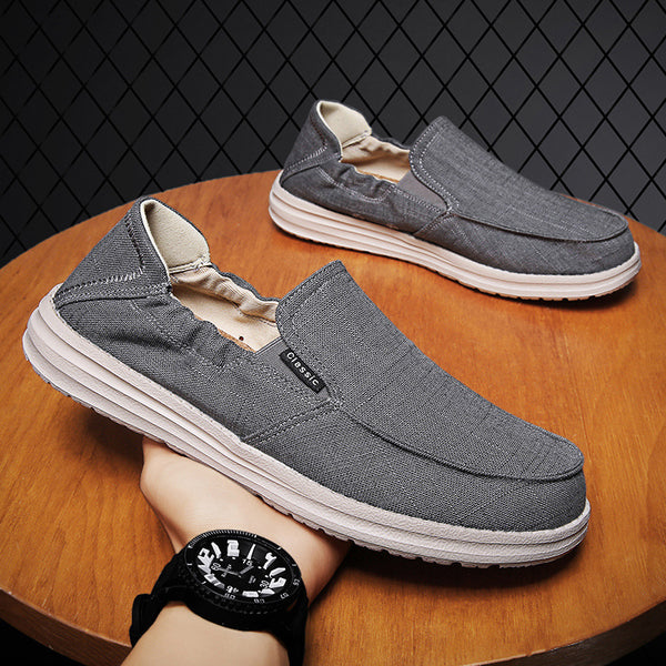Chaussures en toile pour hommes grande taille