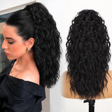 Perruque pour femmes bouclée ondulée extension de cheveux de