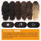 Perruque pour femmes bouclée ondulée extension de cheveux de