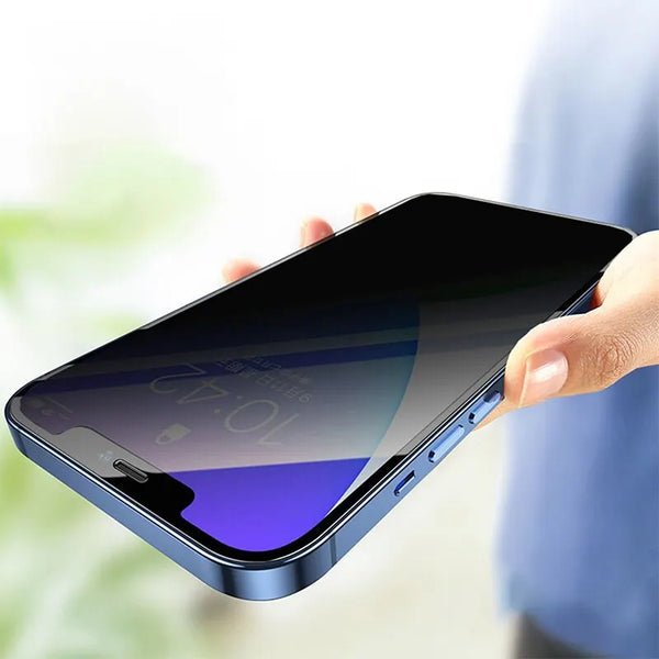 Protecteur d'écran  pour iPhone, verre anti-espion pour iPhone 14 Pro Max, 16 Pro, 13, 15, 12, 11 Pro Max, 13 Mini, verre guatémaltèque, 4 pièces