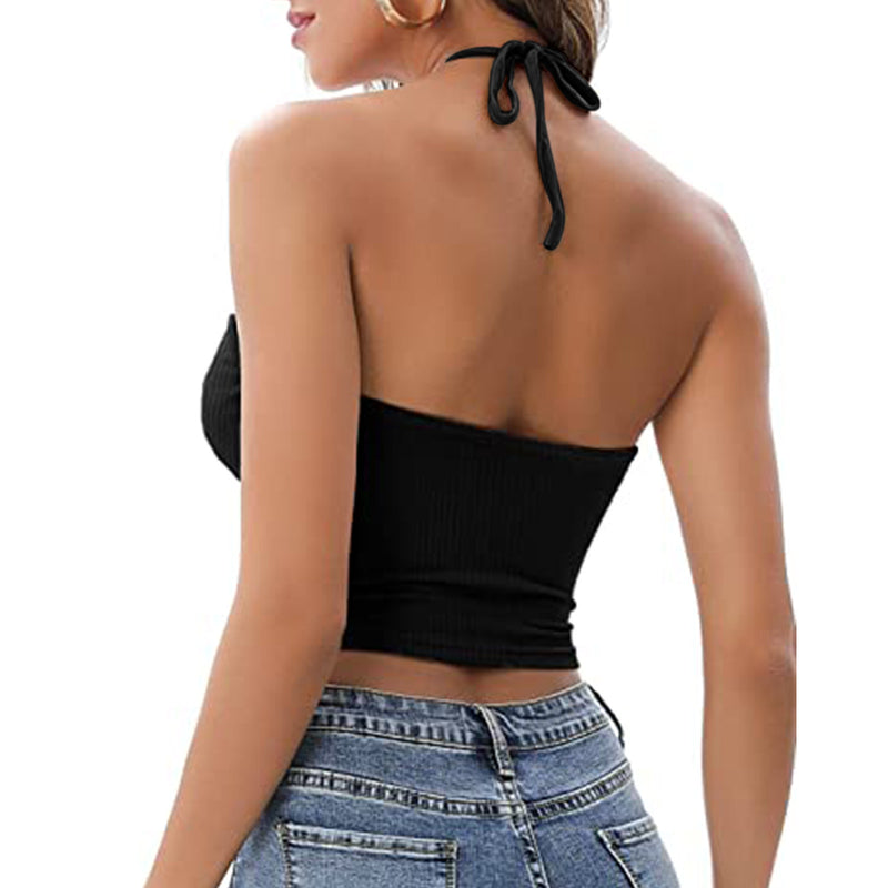 Camisole Halter Vest Femmes Été Sexy