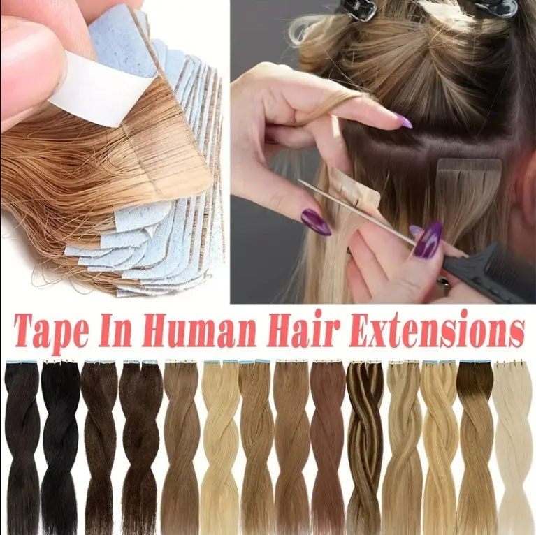 18P613 Bande Ins Extension Cheveux Croissance 50g Russe Vierg