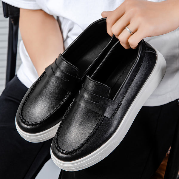 Chaussures en cuir décontractées de mode de style britannique