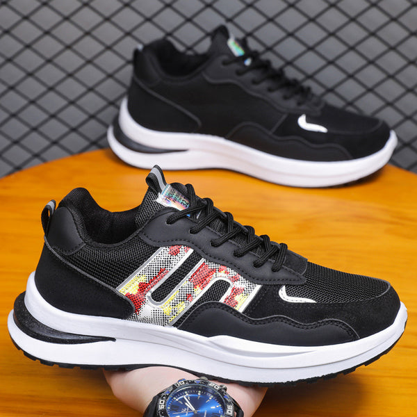Chaussures décontractées de sport respirantes en maille pour hommes