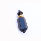 Pendentif chaîne bouteille de parfum en cristal naturel