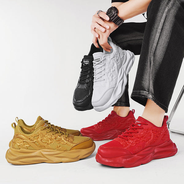 Chinois Loong Casual Fly Knit Sneakers
